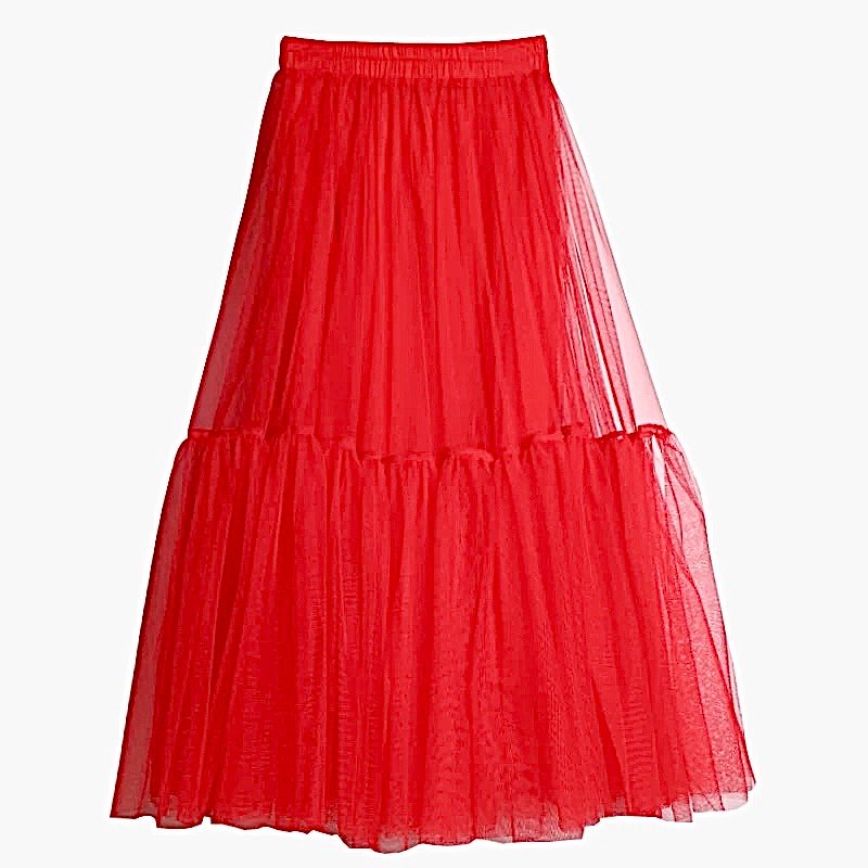 Cocktail - Negroni Veil  - Layered Tulle Skirt
