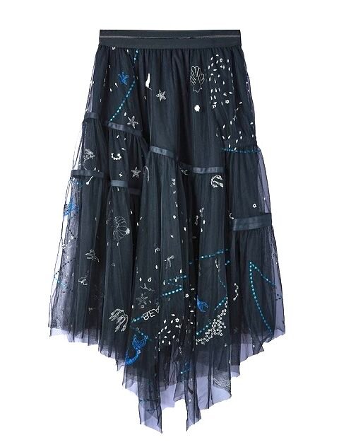 Beach Fun - Sequin - Layered Tulle Skirt