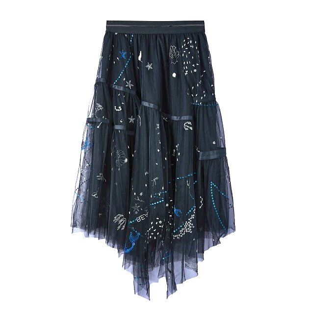 Beach Fun - Sequin - Layered Tulle Skirt