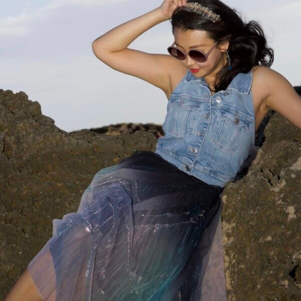 Mermaid-Inspired Pink   - Women's Skirt - Image 6