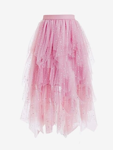 Cocktail- Cosmic Rosė - Layered Tulle Skirt