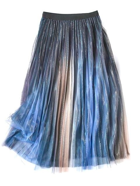 Mermaid-Inspired Gold  - Women's Skirt