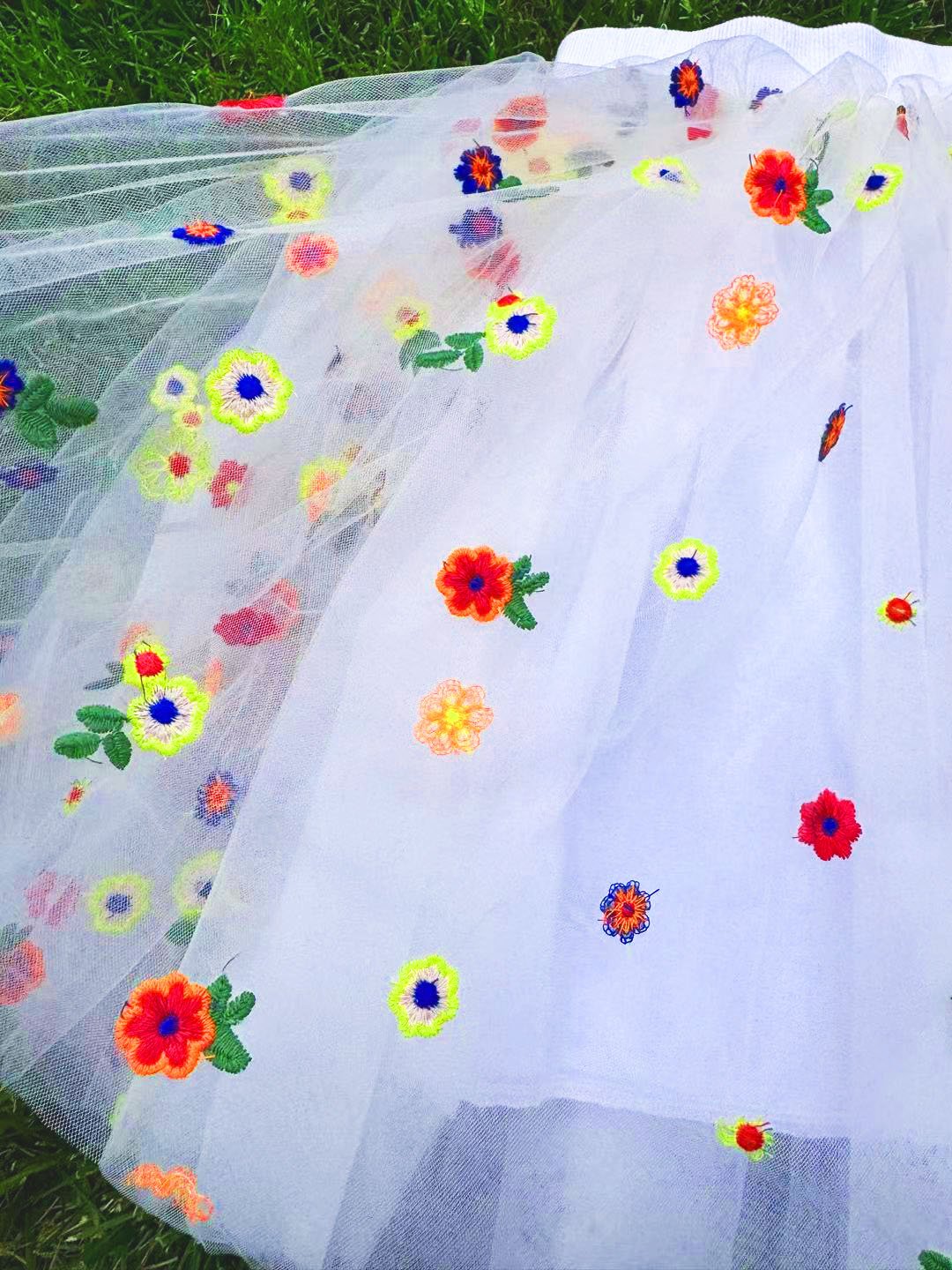 Daisy Delight Veils - Girls Skirt (2-10yrs) - Image 3