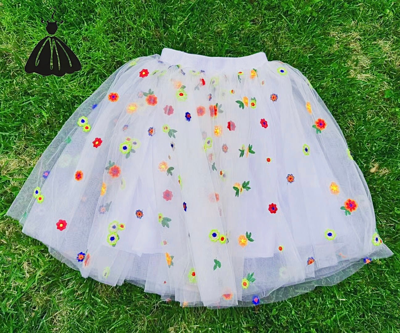 Daisy Delight Veils - Girls Skirt (2-10yrs)
