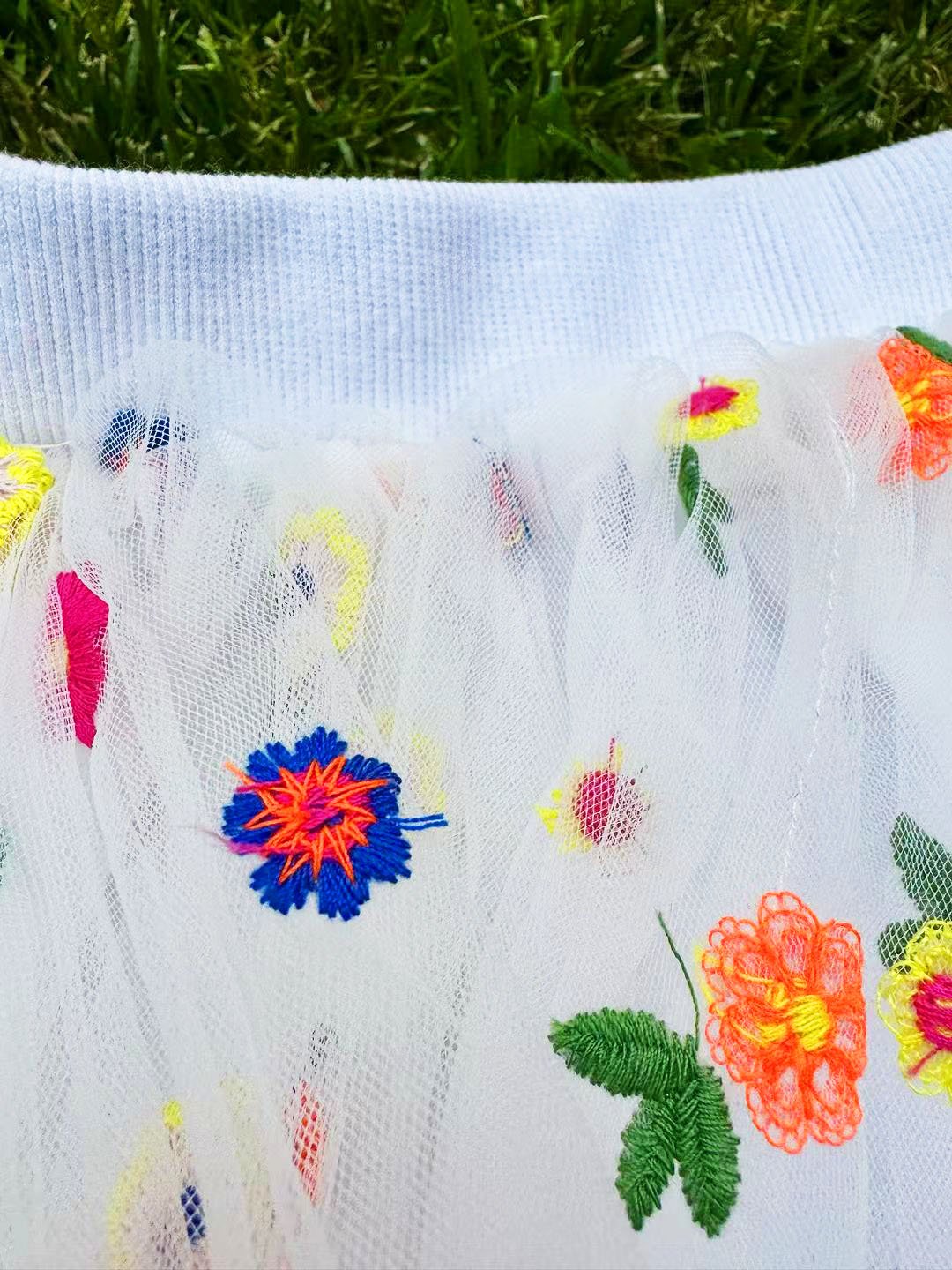 Daisy Delight Veils - Girls Skirt (2-10yrs) - Image 2