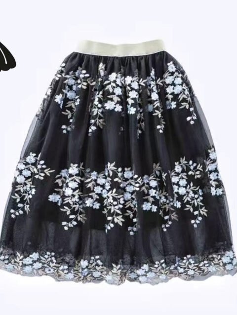 Sakura Whisper Veil - Girls Skirt (2-10yrs)