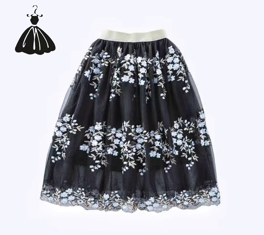 Sakura Whisper Veil - Girls Skirt (2-10yrs)