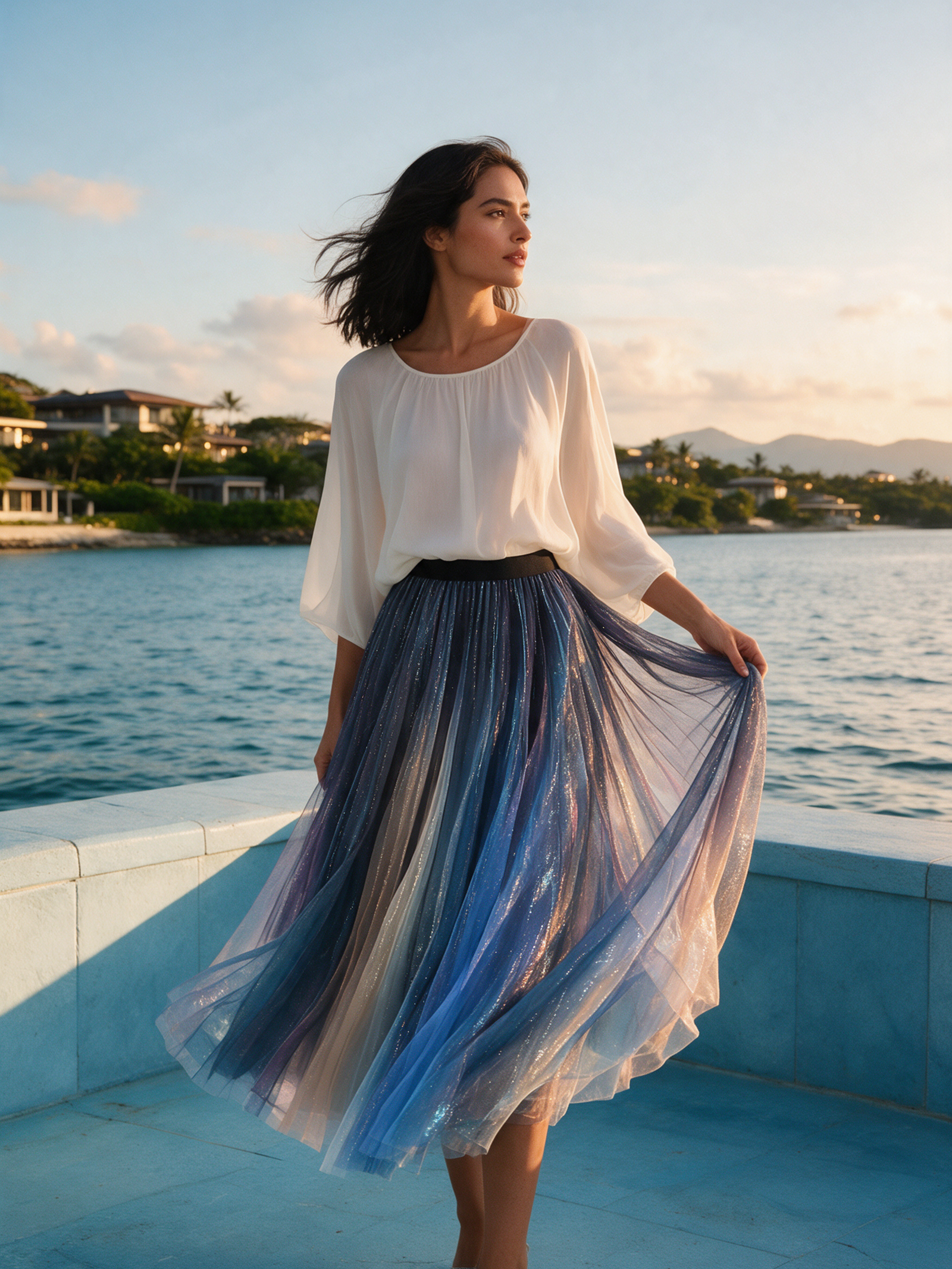 Mermaid-Inspired Pink - Women's Skirt - Image 2