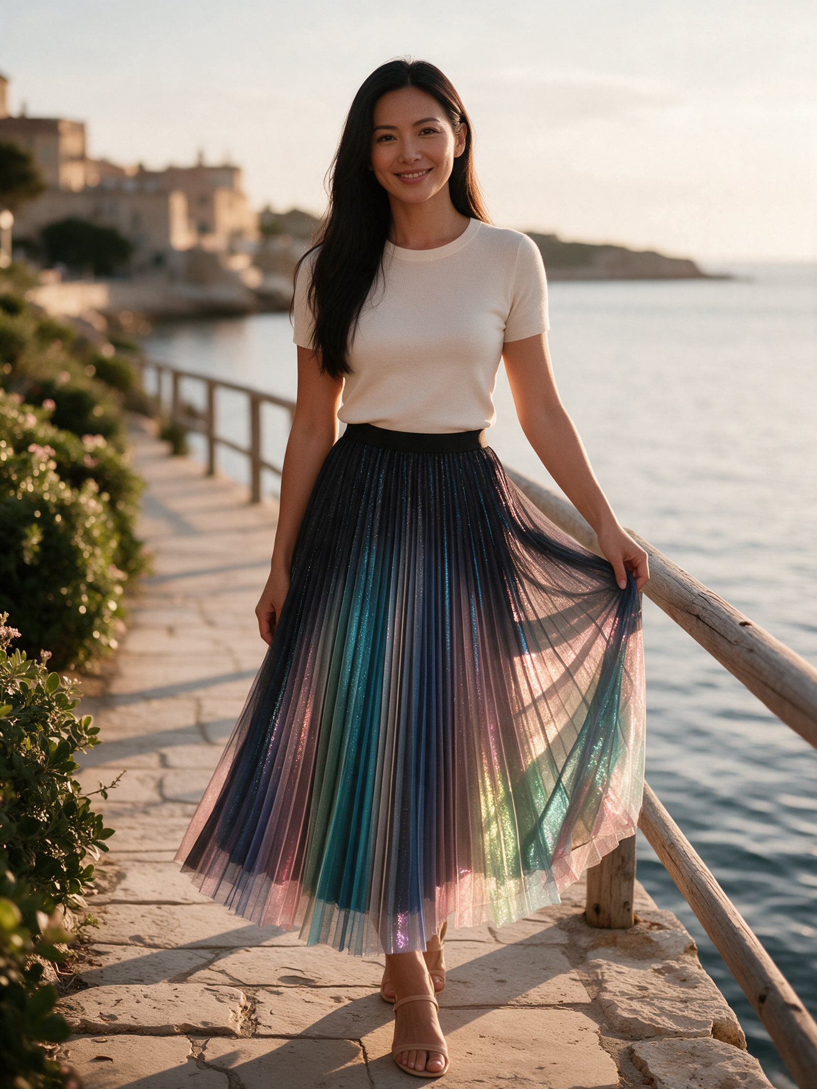 Mermaid-Inspired Green - Women's Skirt - Image 2