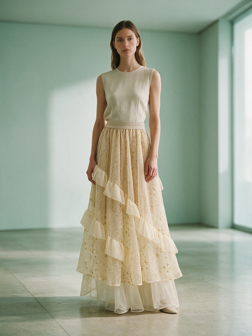Cocktail - Mimosa - Layered Tulle Skirt - Image 7