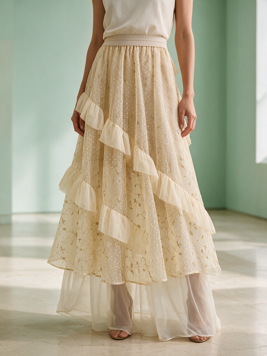 Cocktail - Mimosa - Layered Tulle Skirt - Image 3
