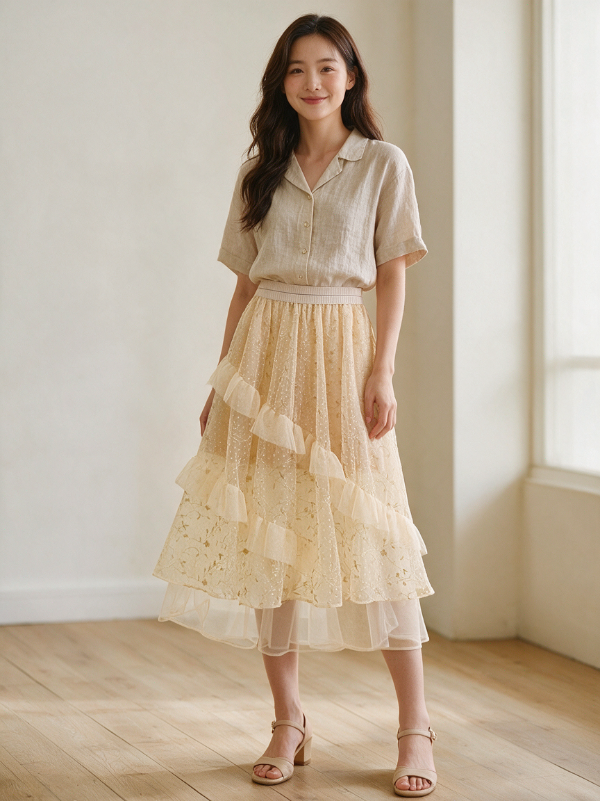 Cocktail - Mimosa - Layered Tulle Skirt - Image 6