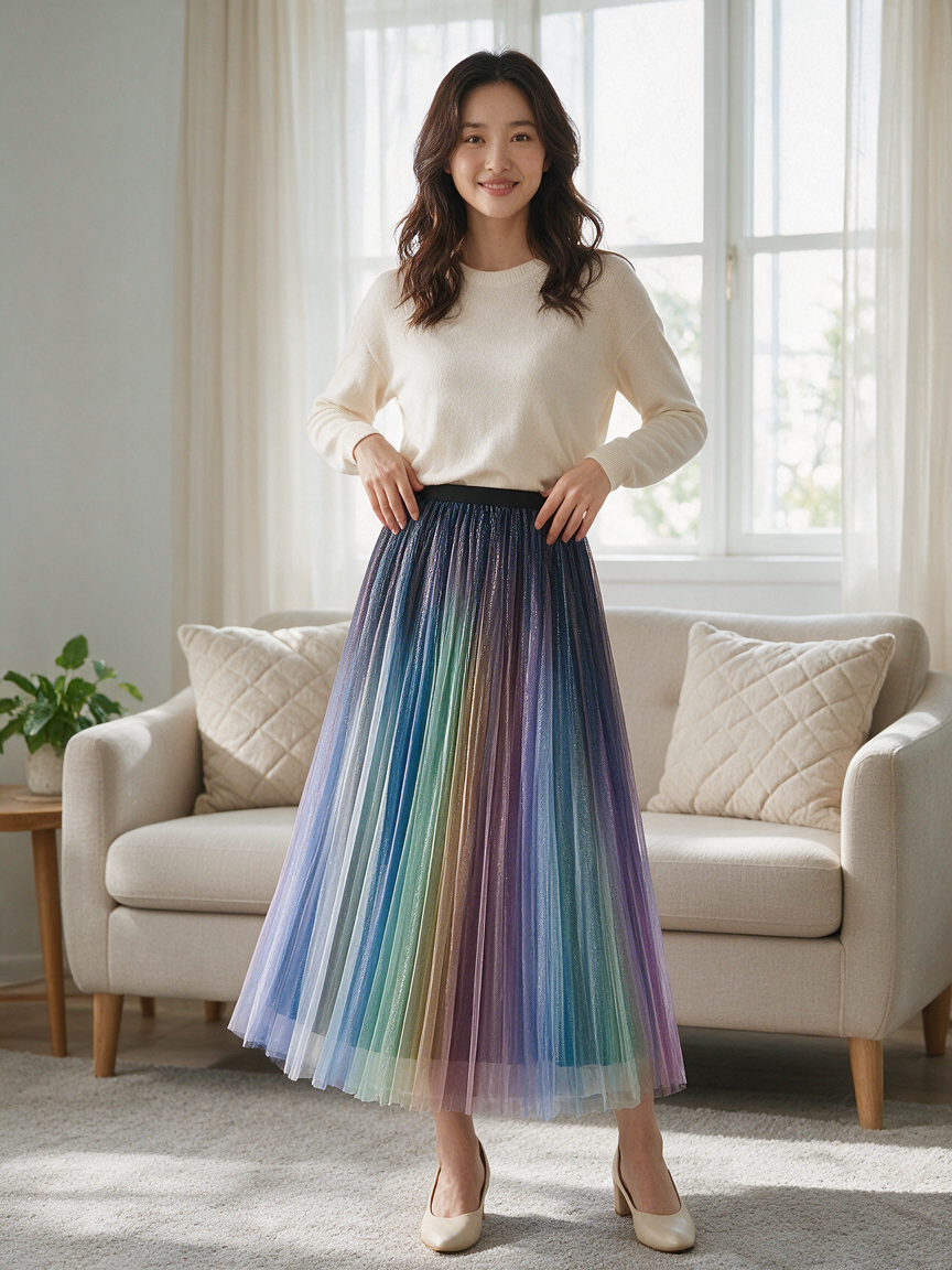 Mermaid-Inspired Green - Women's Skirt - Image 5
