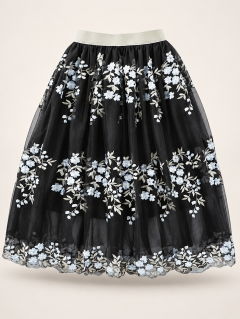 Sakura Whisper Veil - Girls Skirt (2-10yrs)
