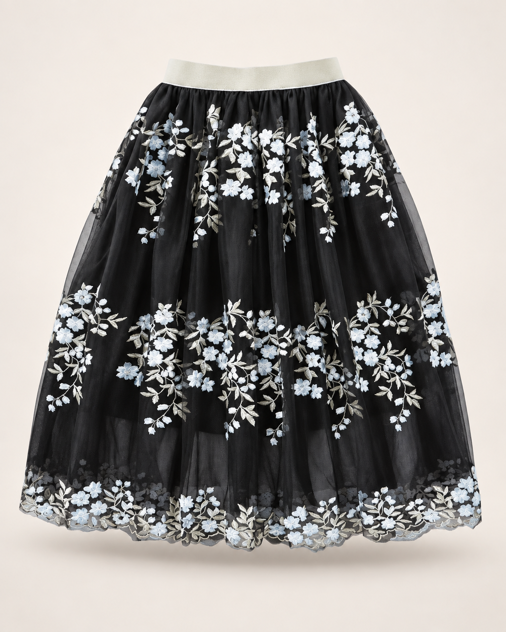 Sakura Whisper Veil - Girls Skirt (2-10yrs)