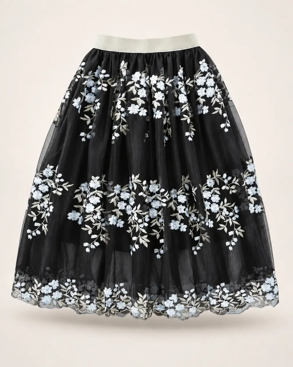 Sakura Whisper Veil - Girls Skirt (2-10yrs)