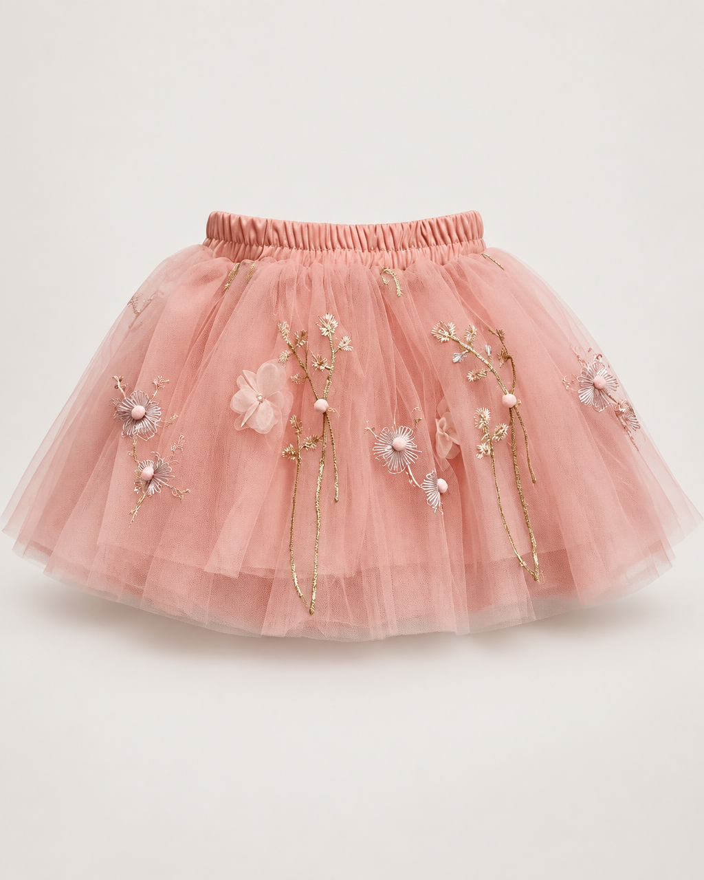 Plum Blossom Veil - Girls Skirt (2-10yrs) - Image 8