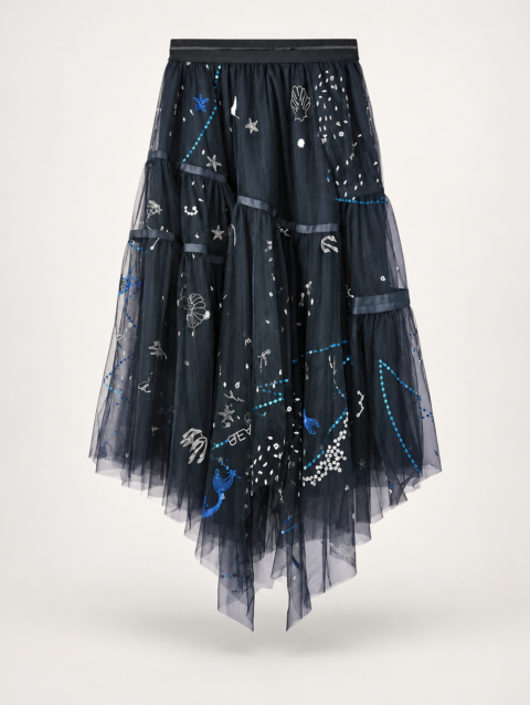 Beach Fun - Sequin - Layered Tulle Skirt