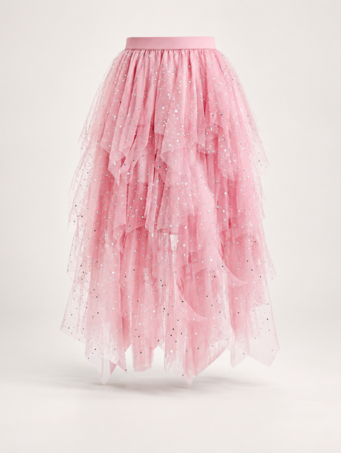 Cocktail- Cosmic Rosė - Layered Tulle Skirt