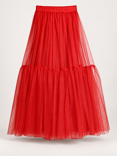 Cocktail - Negroni Veil - Layered Tulle Skirt