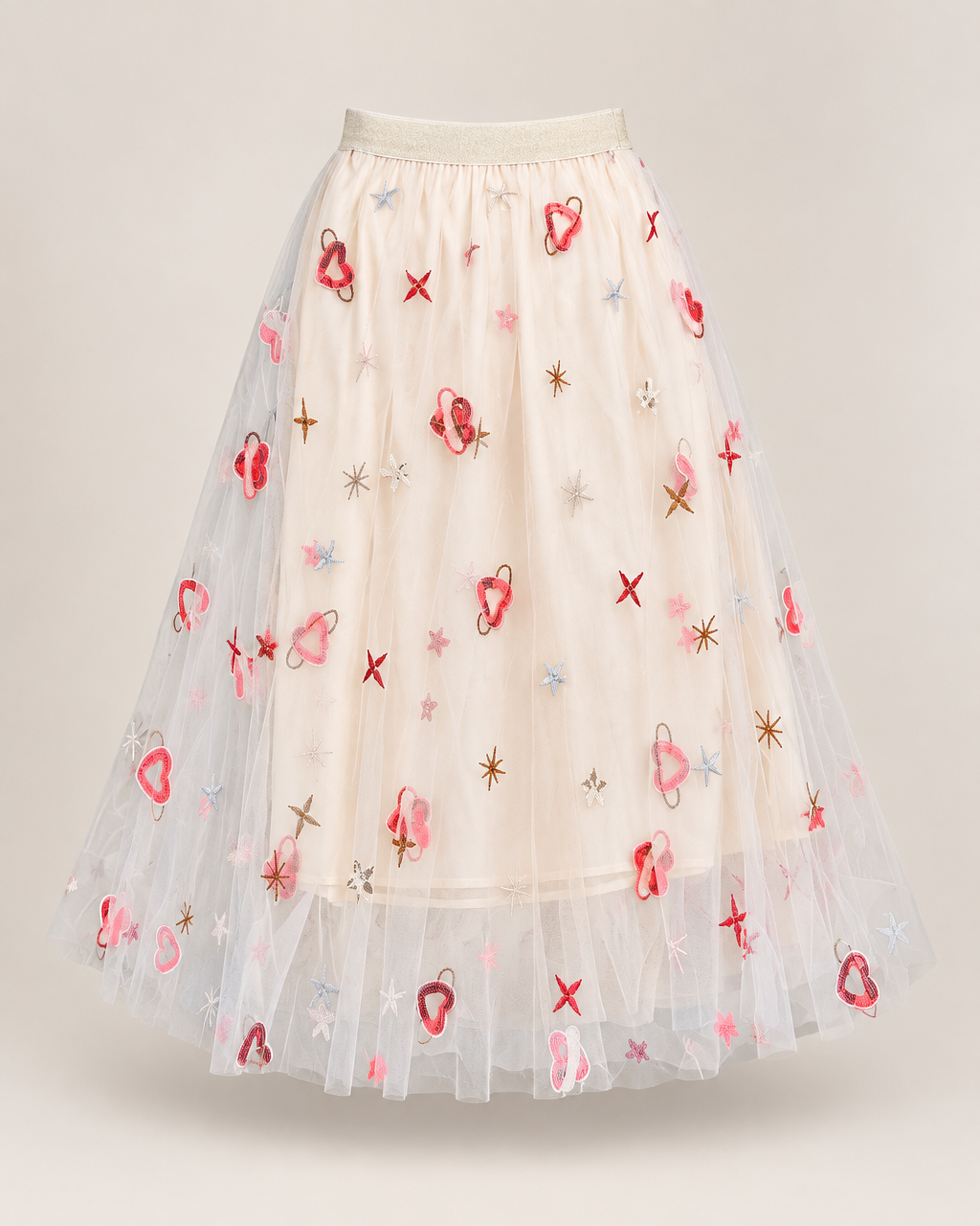 Cocktail - Celestial Fun - Sequin - Layered Tulle Skirt