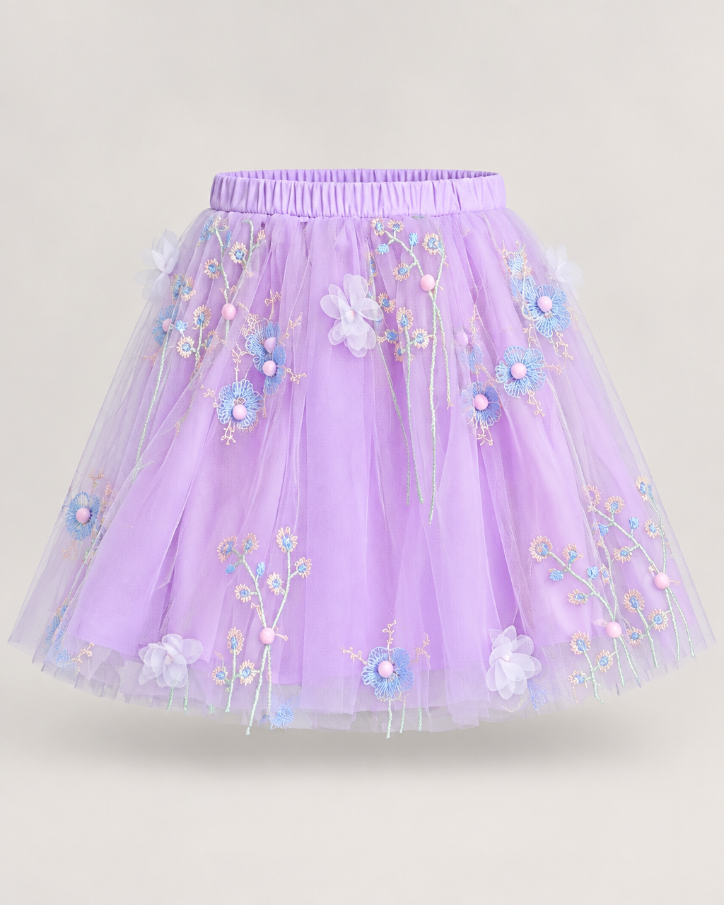 Plum Blossom Veil - Girls Skirt (2-10yrs) - Image 13