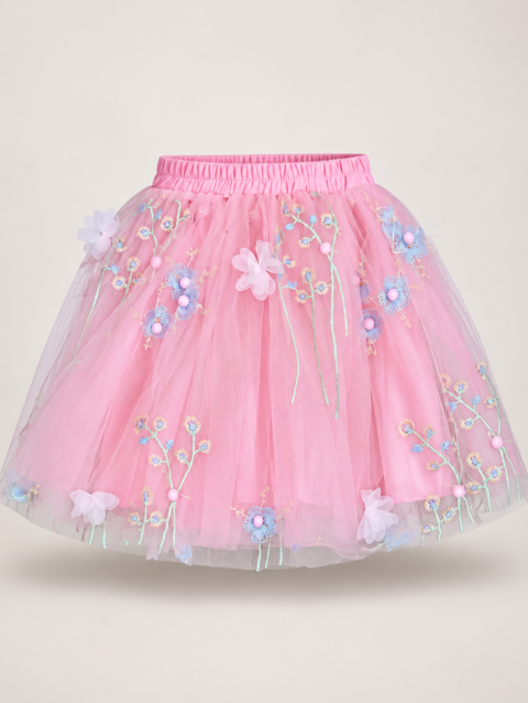 Plum Blossom Veil - Girls Skirt (2-10yrs)